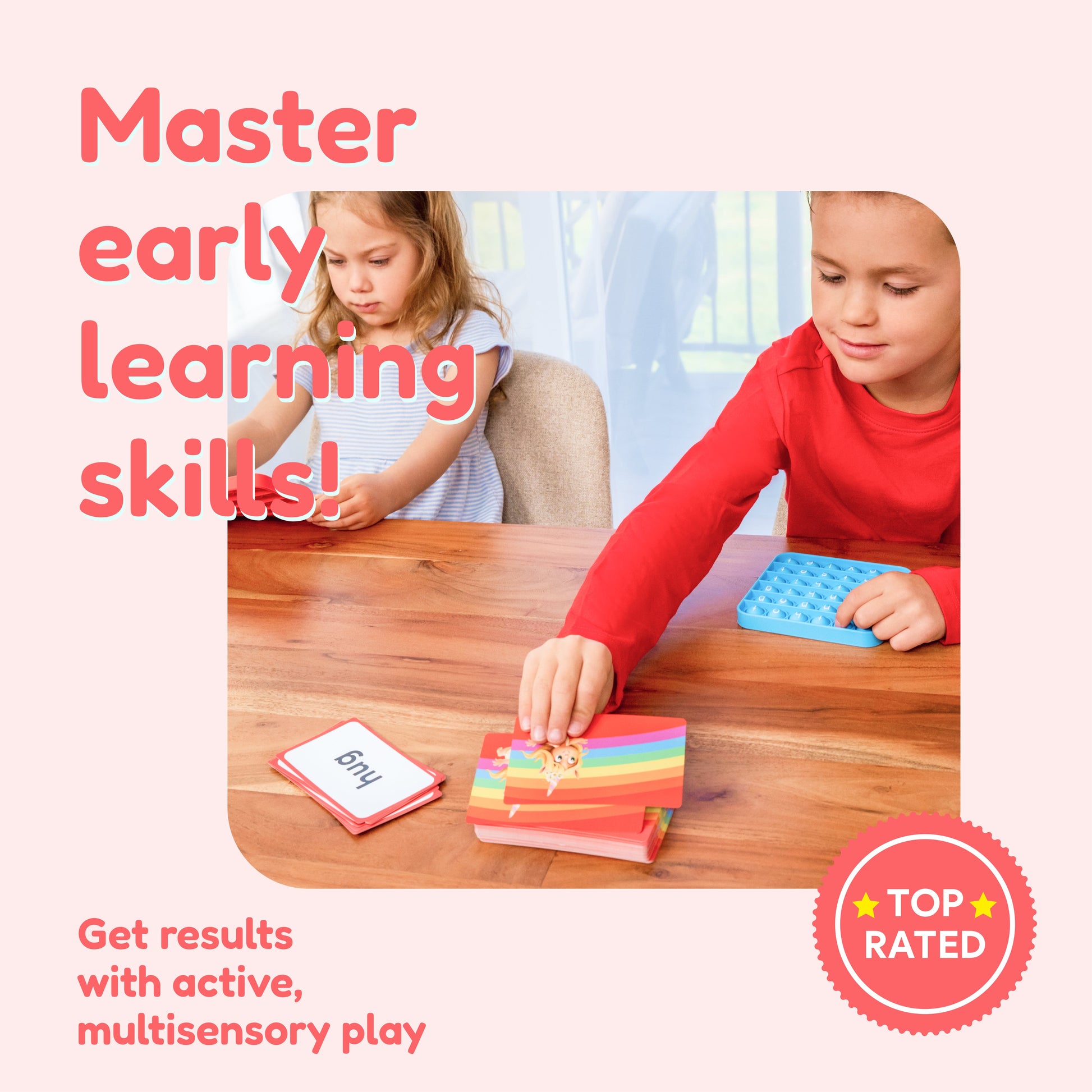 Pre-K Classroom Bundle by The Fidget Games — word flashcards for multisensory learning on Tampa Home & Garden Store