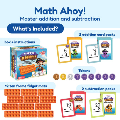 Pre-K Classroom Bundle by The Fidget Games with addition packs, ten-frame mats, and tokens on Tampa Home & Garden Store