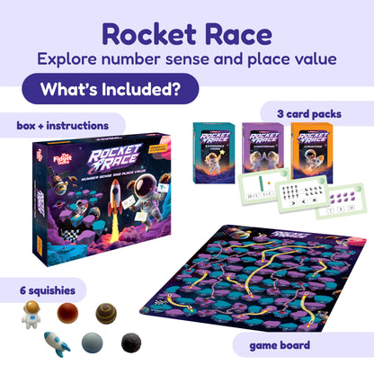 Rocket Race educational toy kit for K-5 by The Fidget Games on Tampa Home & Garden Store