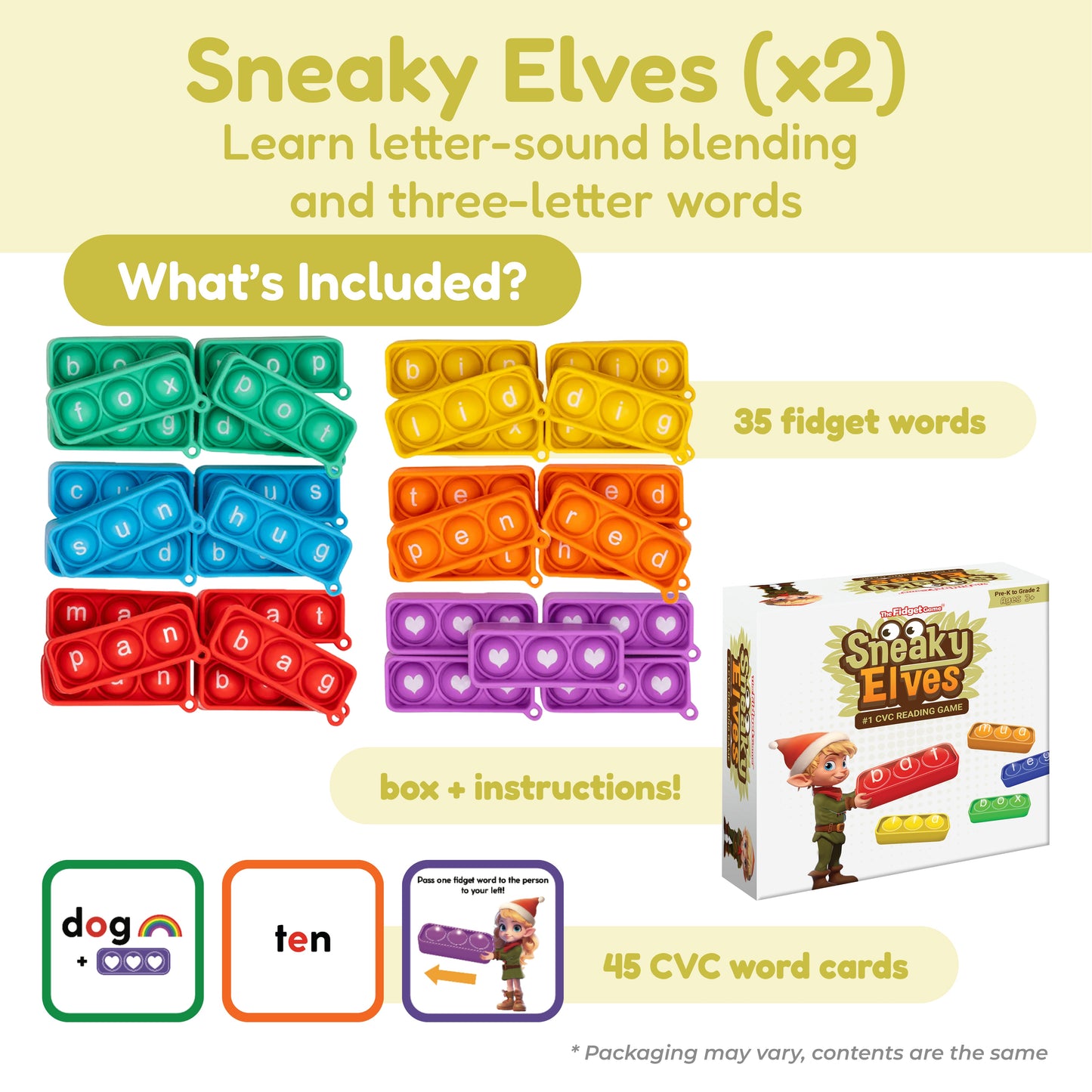 Ultimate School Bundle for K-5 educational toys by The Fidget Games with colorful letter blocks on Tampa Home & Garden Store