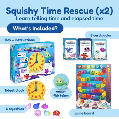 Ultimate School Bundle for K-5 educational toys by The Fidget Games, featuring Squishy Time Rescue on Tampa Home & Garden Store