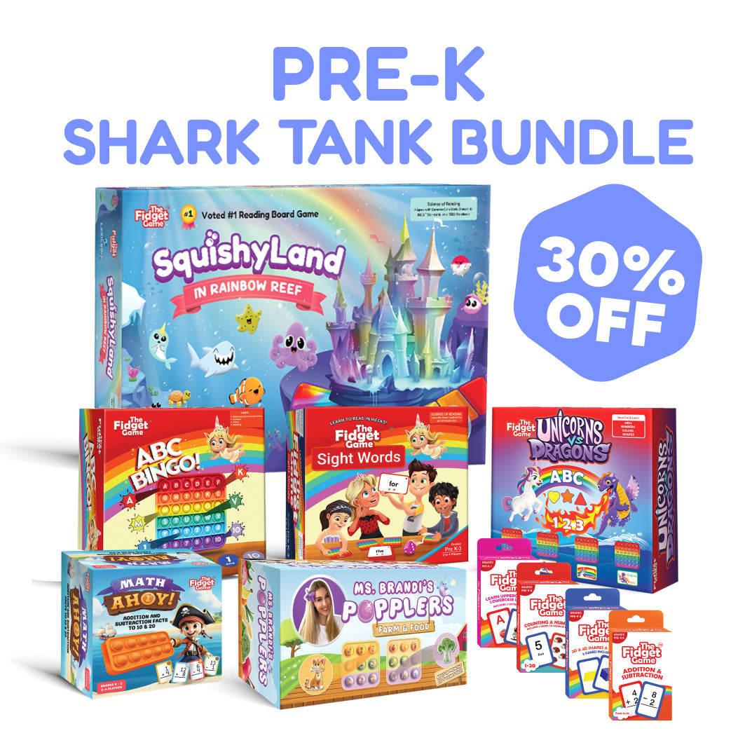 Pre-K Shark Tank Bundle educational toys Rainbow Reef SquishyLand and ABC Sight Words on Tampa Home & Garden Store