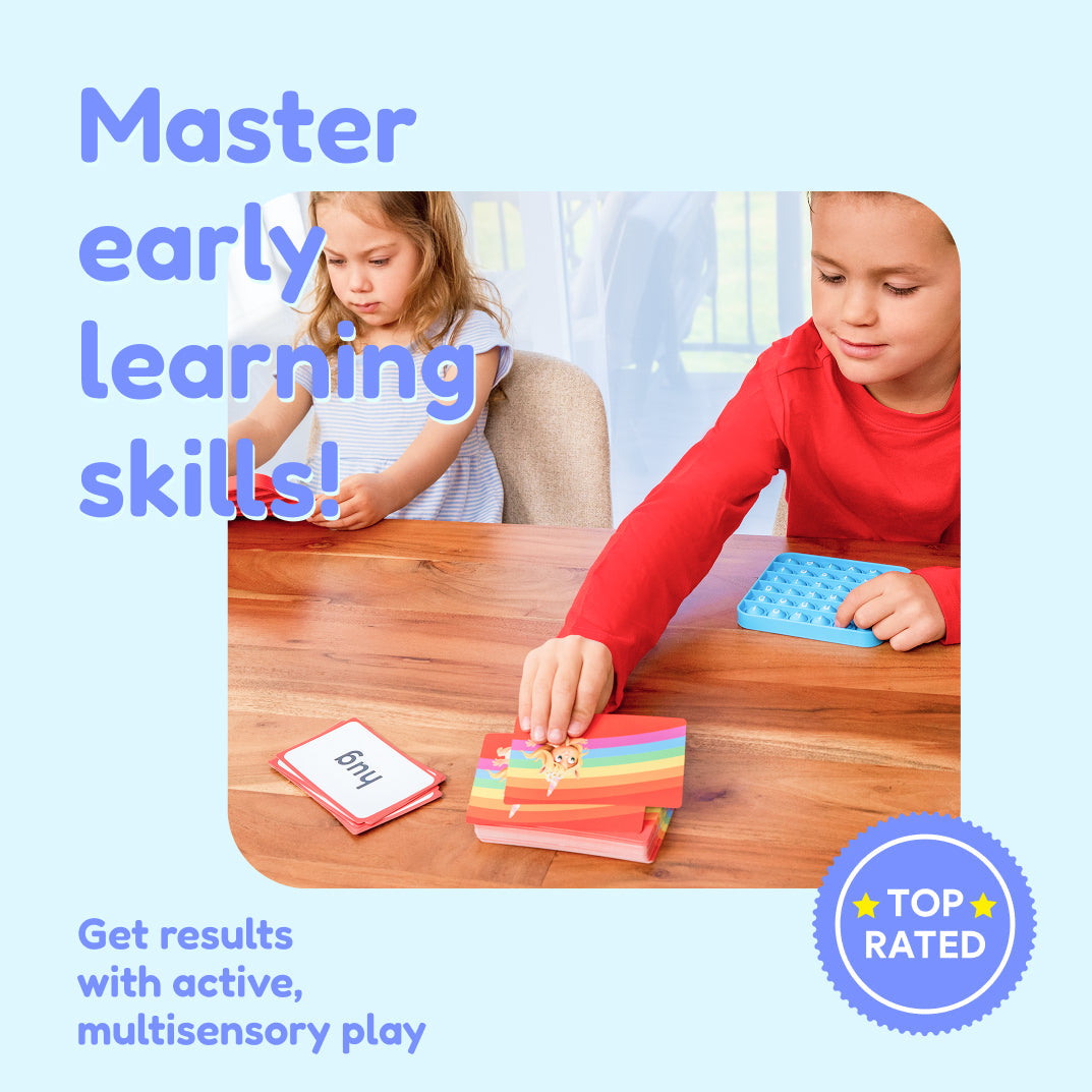 Pre-K Shark Tank Bundle educational toy by The Fidget Games, rainbow-card activity on Tampa Home & Garden Store