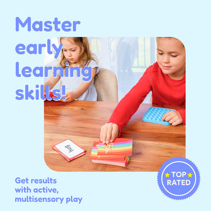 Pre-K Shark Tank Bundle educational toy by The Fidget Games, rainbow-card activity on Tampa Home & Garden Store