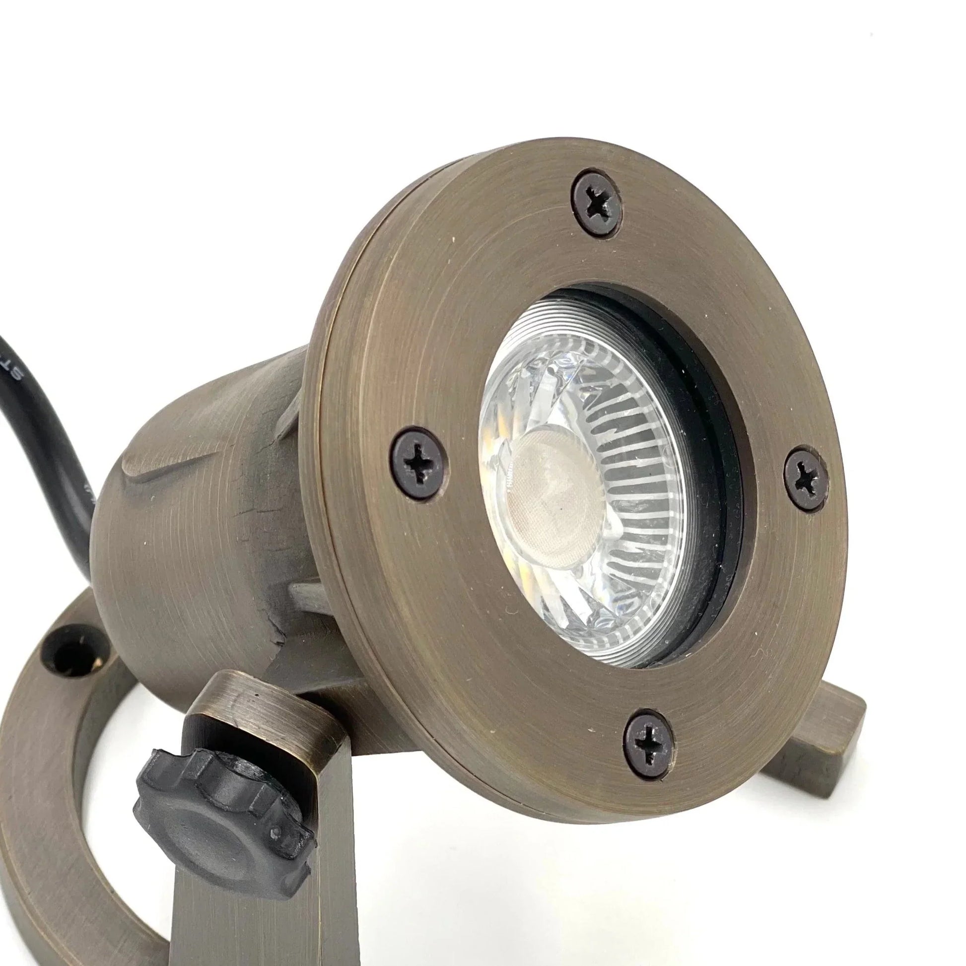 UWL01B Cast Brass Underwater Light 12V IP67 Low Voltage Outdoor Lighting - Tampa Home & Garden Store
