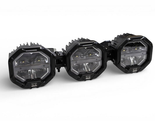3 Light U-Con Interlocking Off Road LED Pod With Amber or White DRL Running Light - Tampa Home & Garden Store