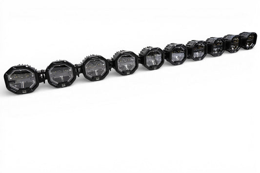 10 Light U-Con Interlocking Off Road LED Pod With Amber or White DRL Running Light - Tampa Home & Garden Store