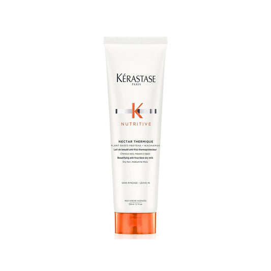 Kérastase Nectar Thermique Nutritive anti-frizz serum white tube with orange cap on Tampa Home & Garden Store