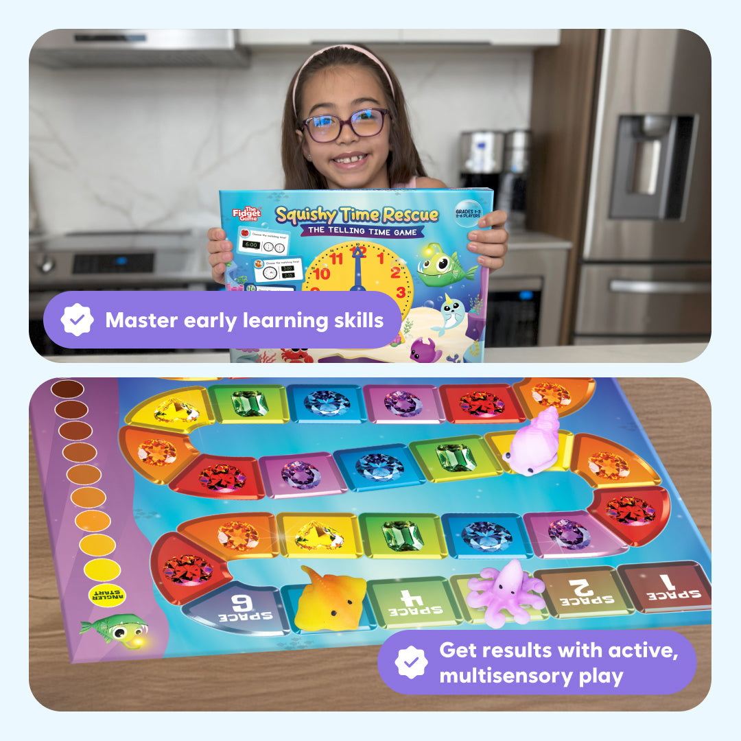 Ultimate Math Bundle board game by The Fidget Games with gem tiles multisensory play on Tampa Home & Garden Store