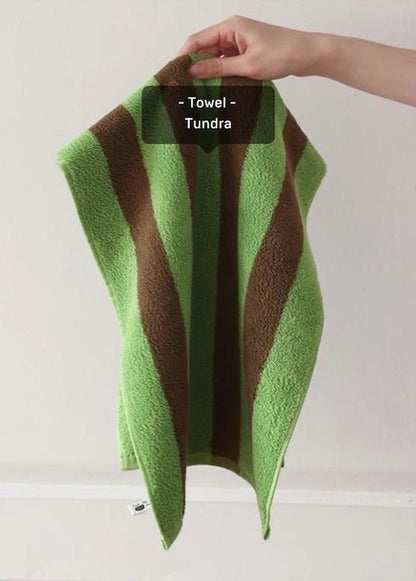 Ultra Soft Absorbent Retro Stripe Bath Towel - 100% Organic Premium Combed Cotton - Tampa Home & Garden Store