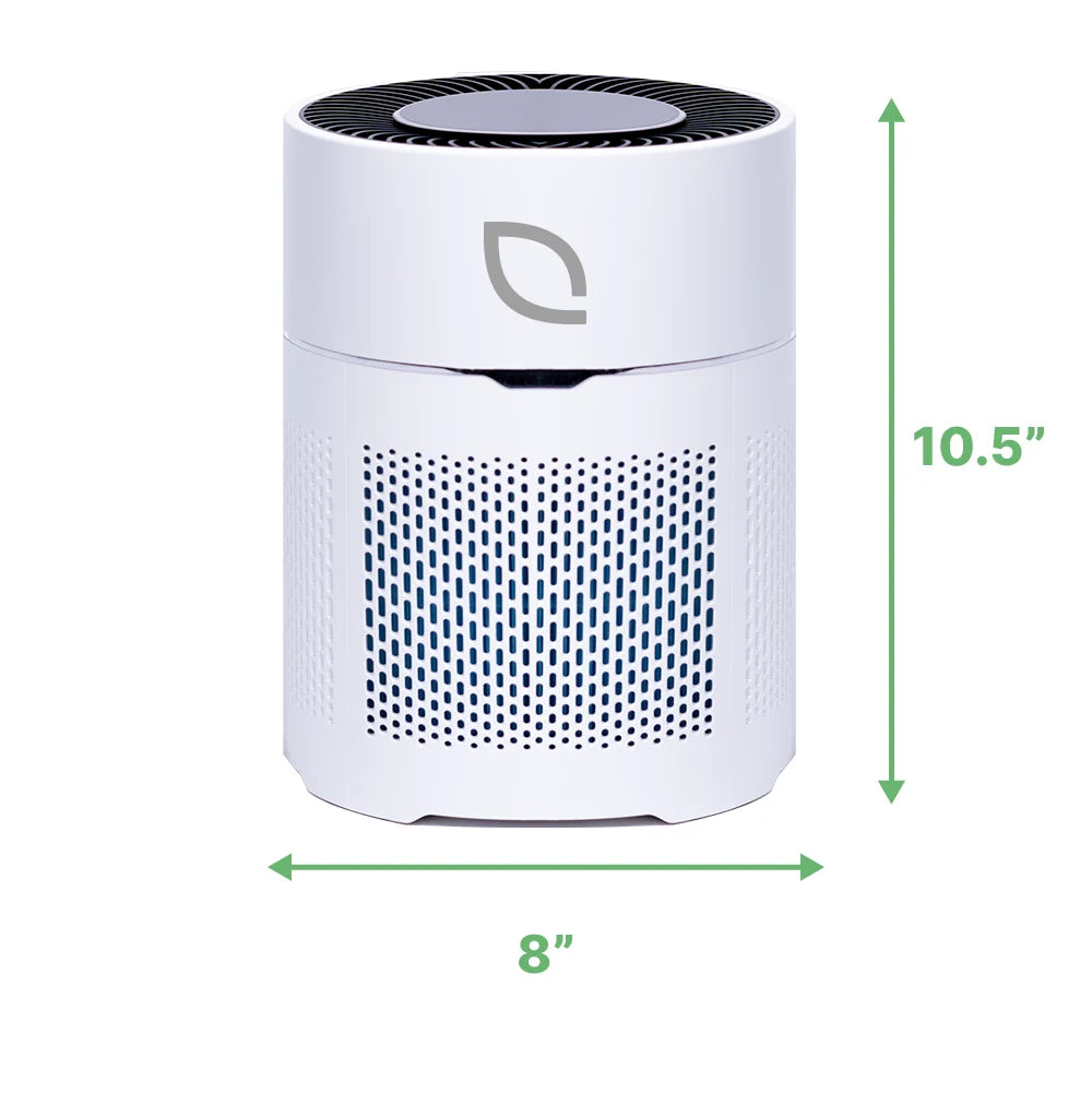 Air Sentry 300 air purifier by Emerge Survival, white cylindrical unit with perforated sides on Tampa Home & Garden Store