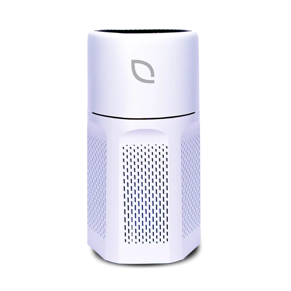 Air Sentry 500 air purifier by Emerge Survival, white tower with perforated vents on Tampa Home & Garden Store