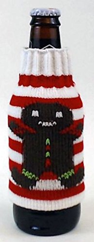 Uncle Bob's Ugly Sweater Beer Bottle Covers - Red Penguin - Tampa Home & Garden Store