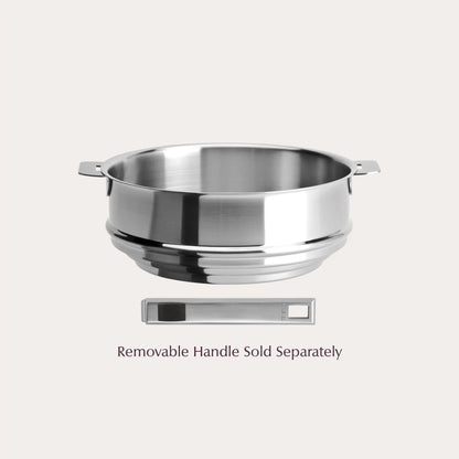 Universal Steamer by CRISTEL USA pot with side handles removable handle sold separately on Tampa Home & Garden Store