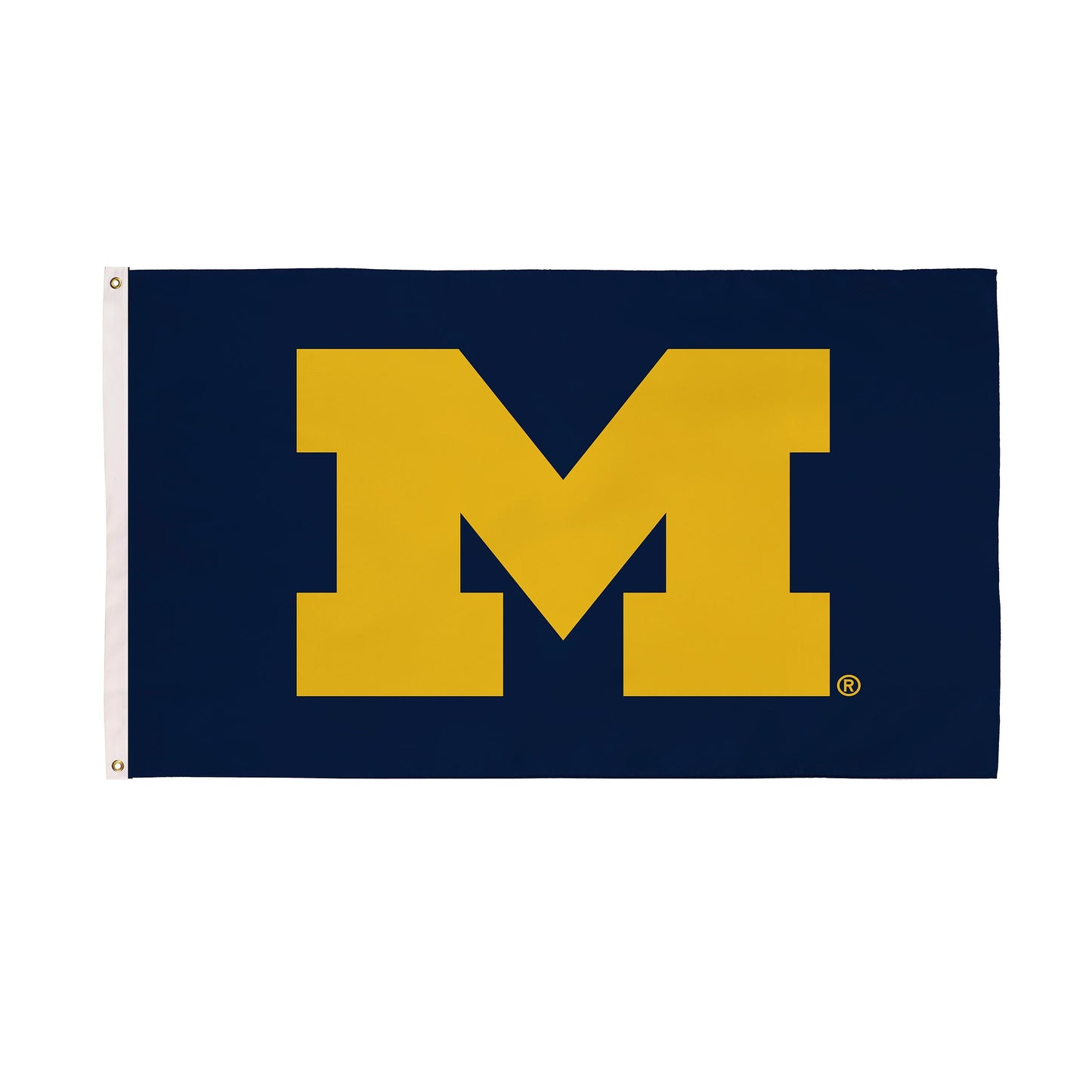 University of Michigan Single Sided Flag w/ 2 Grommets, 3'x5' - Tampa Home & Garden Store