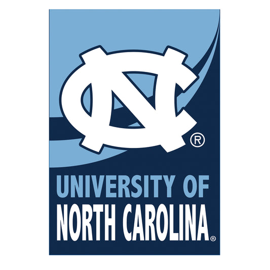 University of North Carolina Burlap Flag GDN Size - Tampa Home & Garden Store