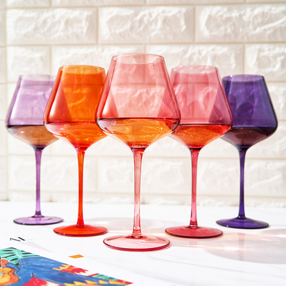 Stagioni Wine Glasses Set and Summer Sunset