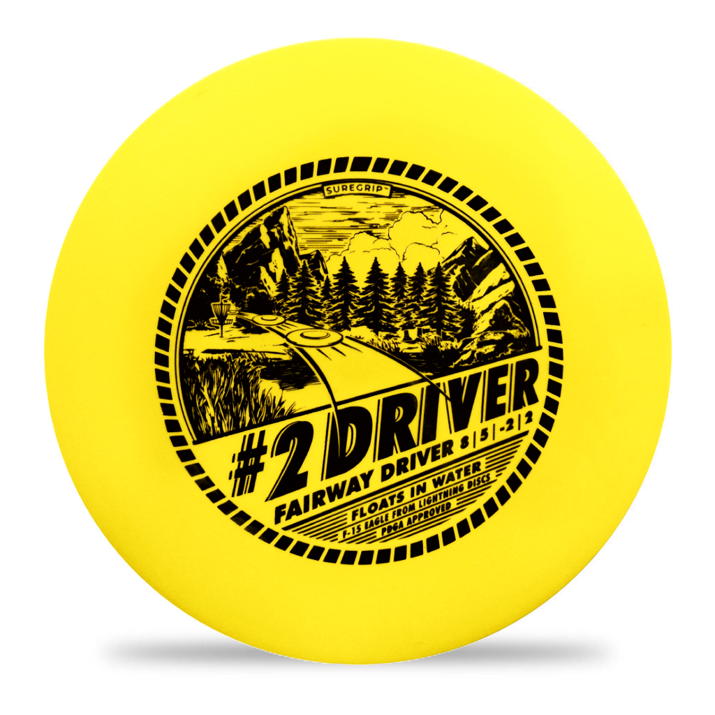 Disque de golf Lightning Sure Grip n° 2 Driver Fairway Driver