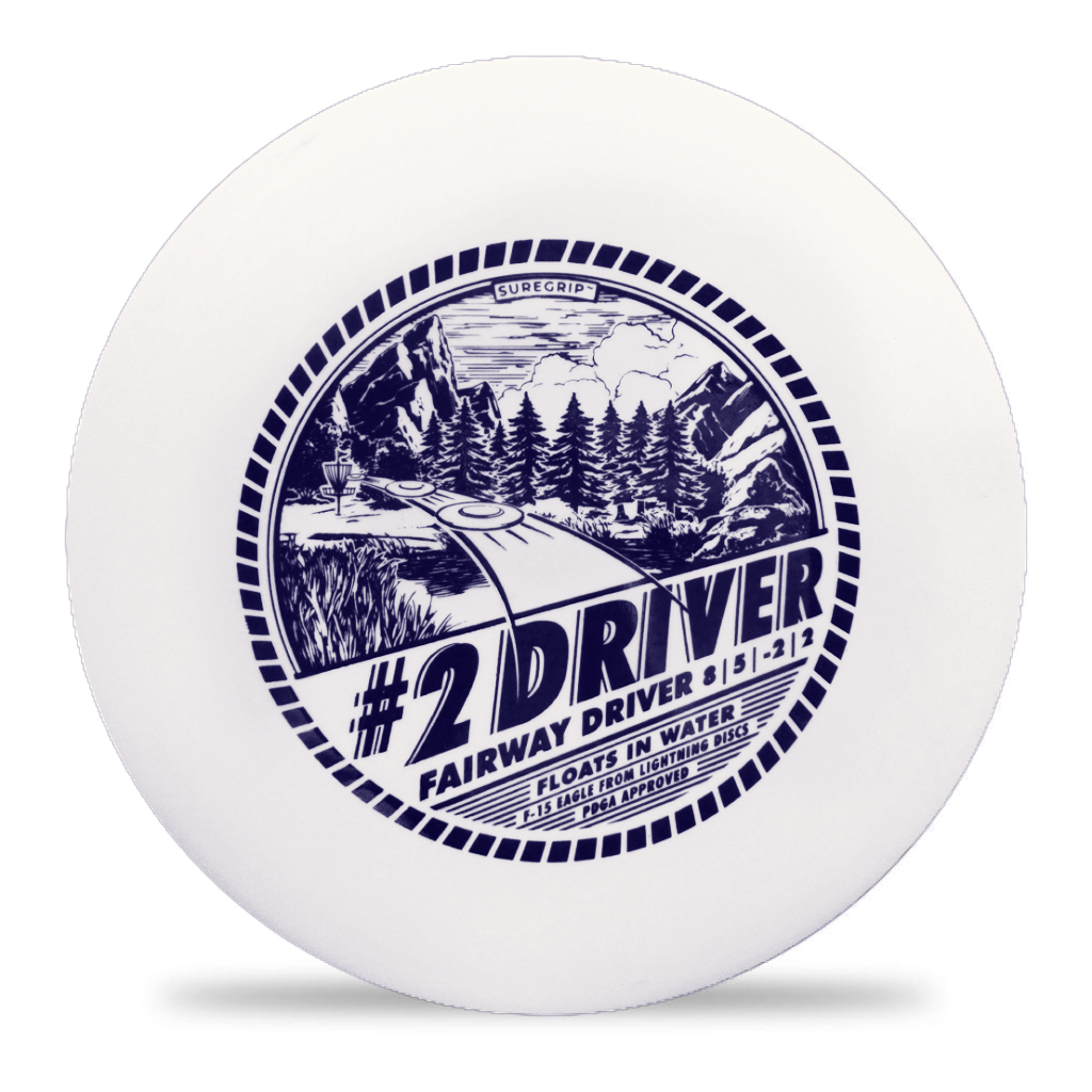 Disque de golf Lightning Sure Grip n° 2 Driver Fairway Driver