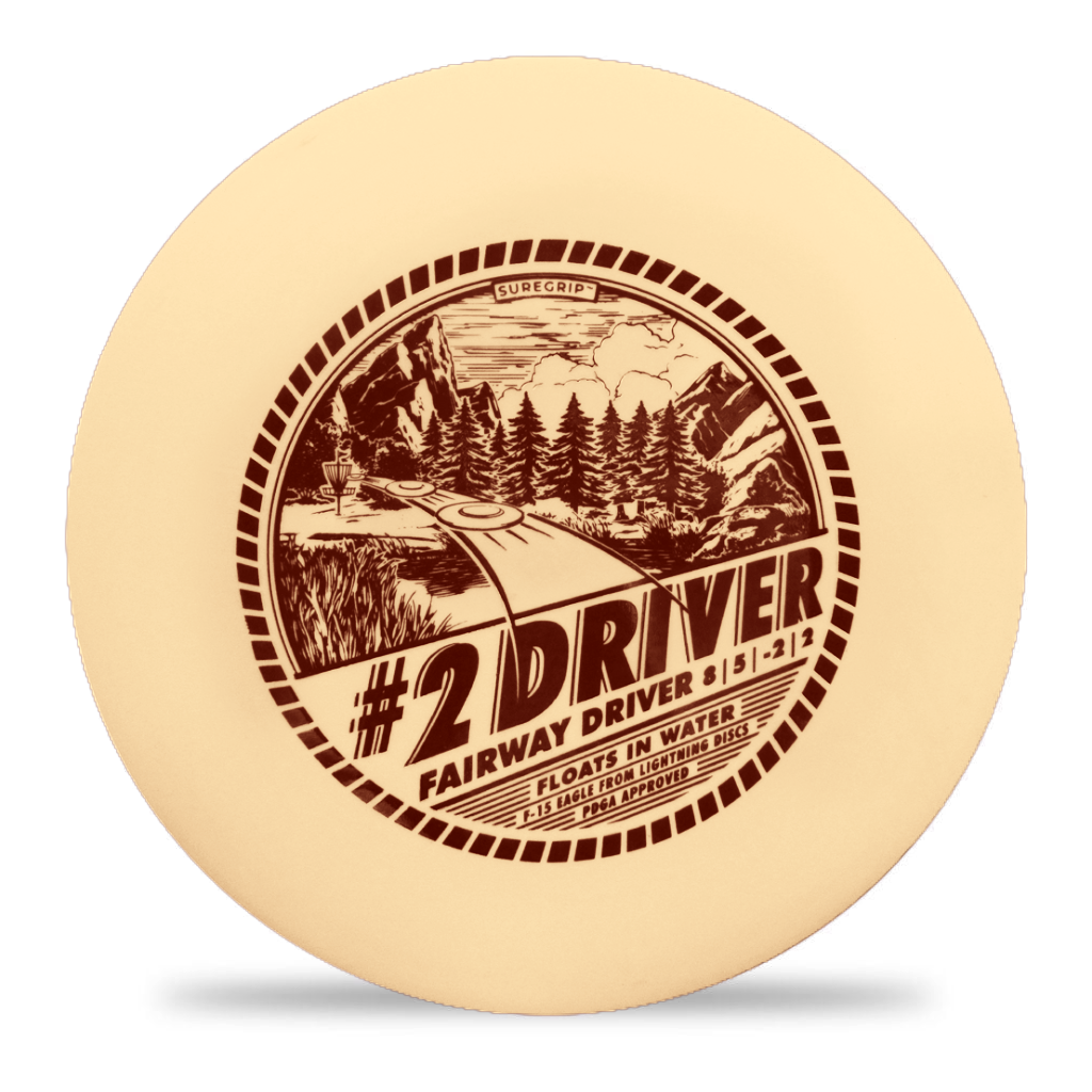 Disque de golf Lightning Sure Grip n° 2 Driver Fairway Driver