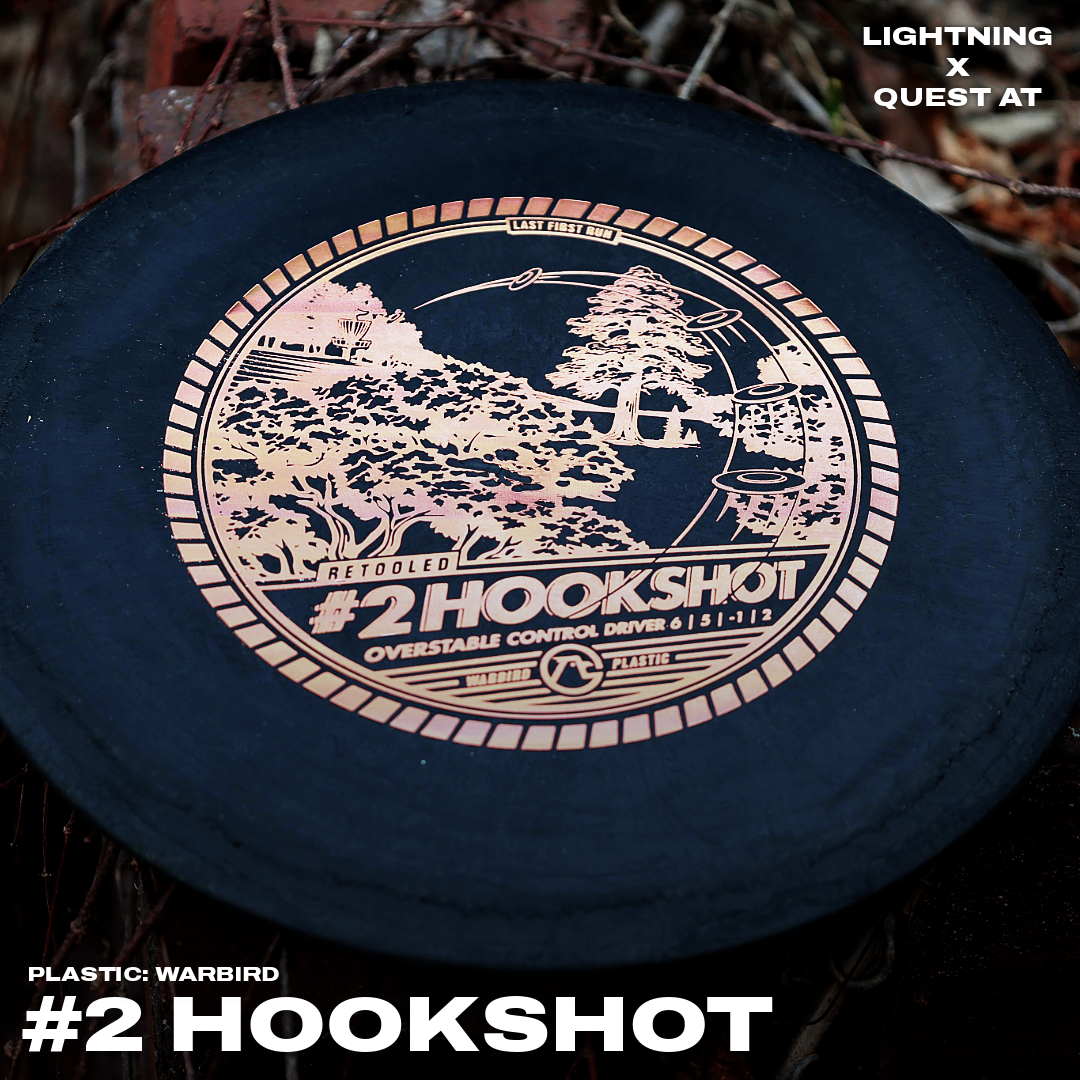 Disque de golf Lightning Limited Edition Last First Run Warbird Plastic #2 Hookshot Fairway Driver