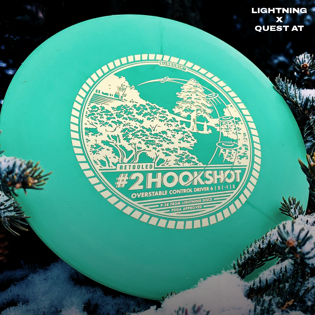 Disque de golf Lightning Sure Grip n° 2 Hookshot Fairway Driver