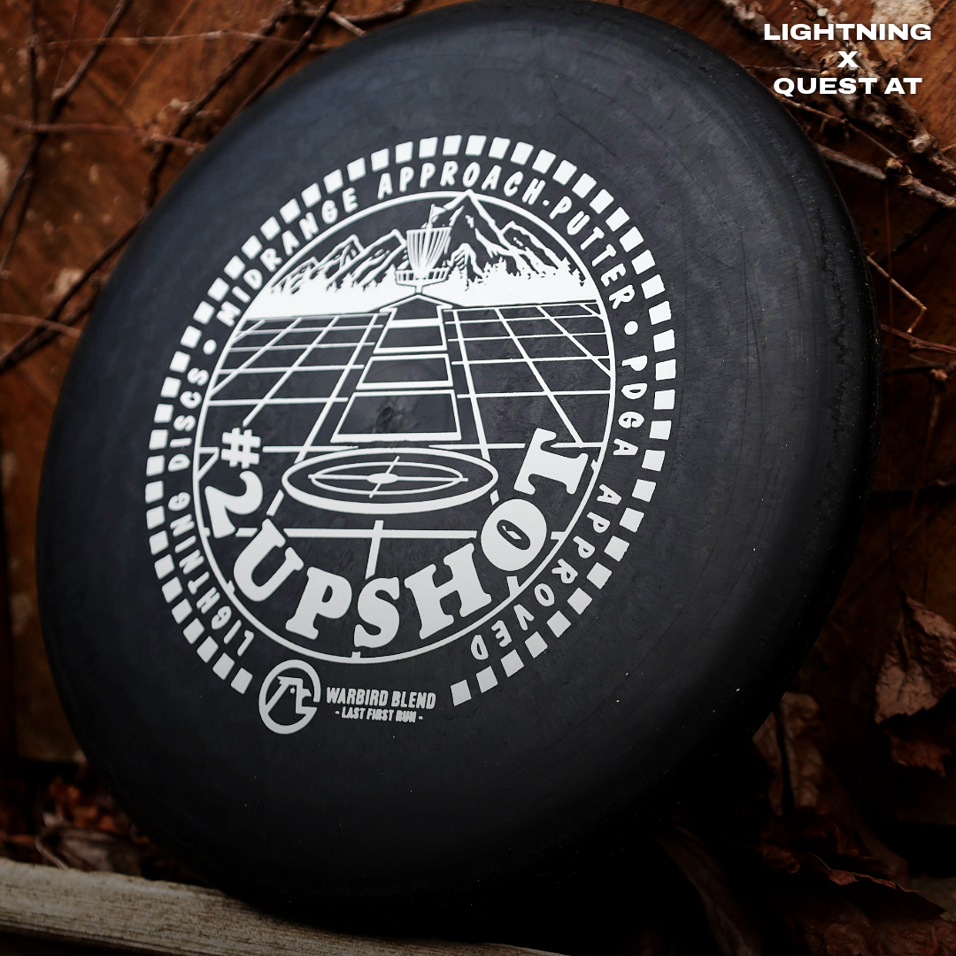 Disque de golf Lightning Limited Edition Last First Run Warbird Plastic #2 Upshot Putter