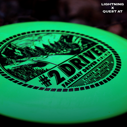 Disque de golf Lightning Sure Grip n° 2 Driver Fairway Driver