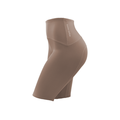 Equestrian Underwear knee length taupe by Eques Pante with vertical logo on waistband on Tampa Home & Garden Store