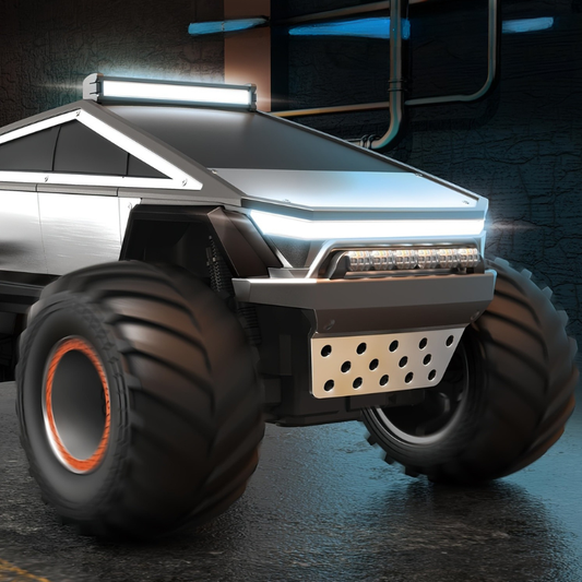 RC Monster Truck 4WD Remote Control Car Off-Road Toy with LED Lights for Kids 6+ - Tampa Home & Garden Store