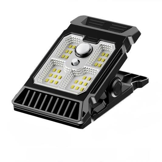 Solar Motion Sensor Garden Light | Outdoor Clip On LED Courtyard Lawn Lamp