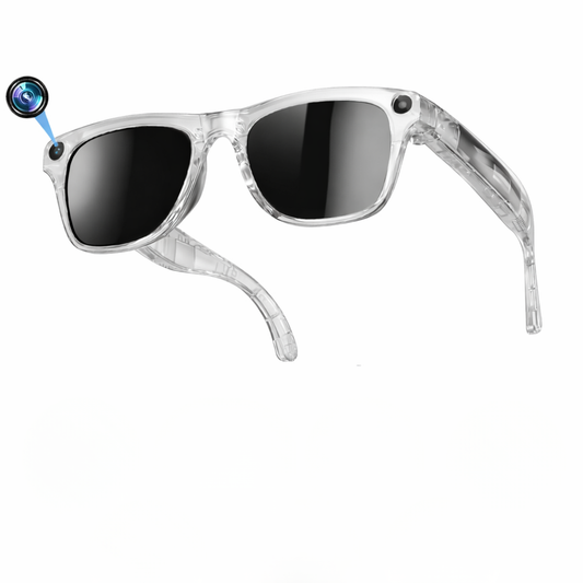 AI Smart Glasses Photochromic Camera Bluetooth Call Music Voice Assistant - Tampa Home & Garden Store