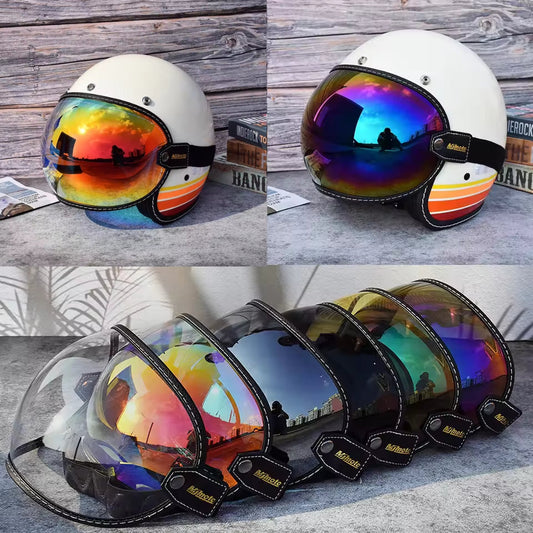 AeroShield Motorcycle Goggles by BikerZoneZ six mirrored goggles with black strap UV protection on Tampa Home & Garden Store