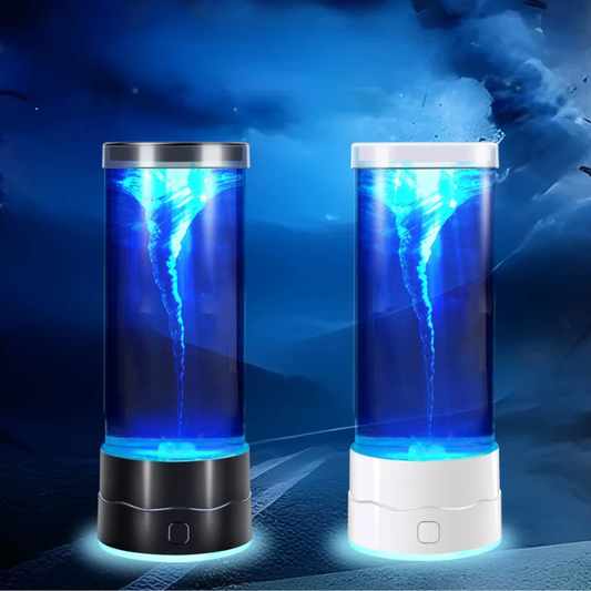 LED Tornado Night Light USB Multi-Color Changing Atmosphere Lamp for Kids Home