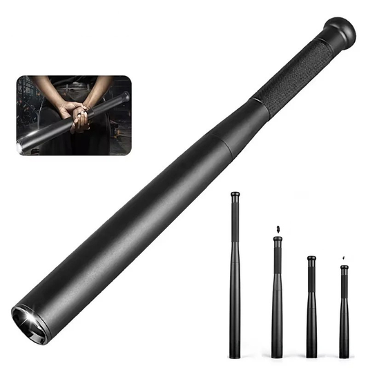Aluminum Alloy Waterproof LED Flashlight with Bat-Style Handle – Super Bright Light - Tampa Home & Garden Store