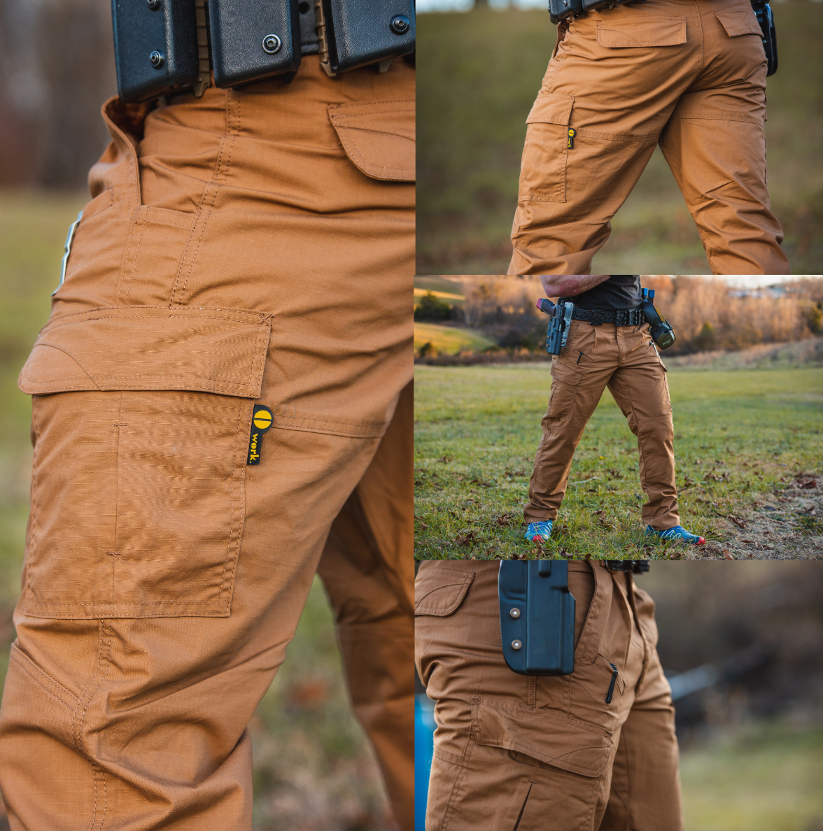 Brown Tactical Pants Brown Cargo Pants | Aztec