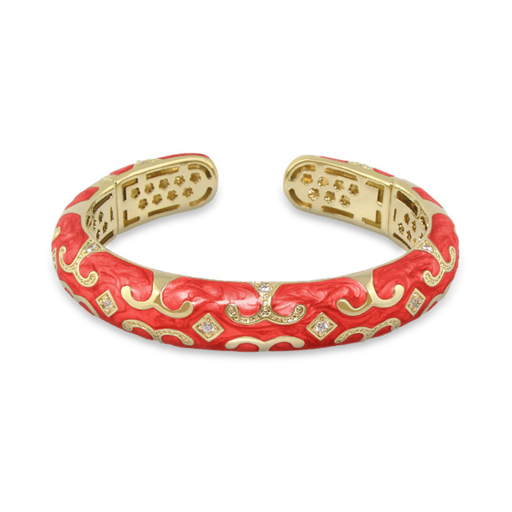 Scroll Cuff bracelet in red gold scrolls by Lauren G Adams on Tampa Home & Garden Store on Tampa Home & Garden Store