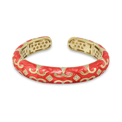 Scroll Cuff bracelet in red gold scrolls by Lauren G Adams on Tampa Home & Garden Store on Tampa Home & Garden Store