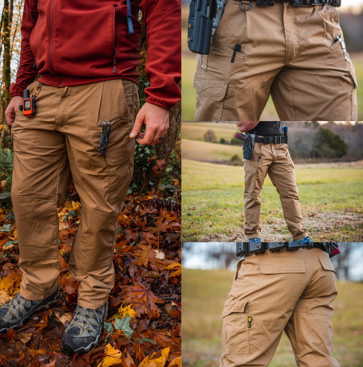 Khaki Tactical Pants Khaki Cargo Pants | Aztec