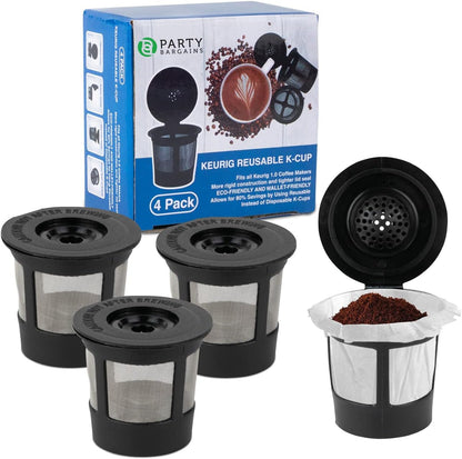 Upgrade Your Brew with Party Bargains Reusable Coffee Cups for 1.0 Brewers - Tampa Home & Garden Store