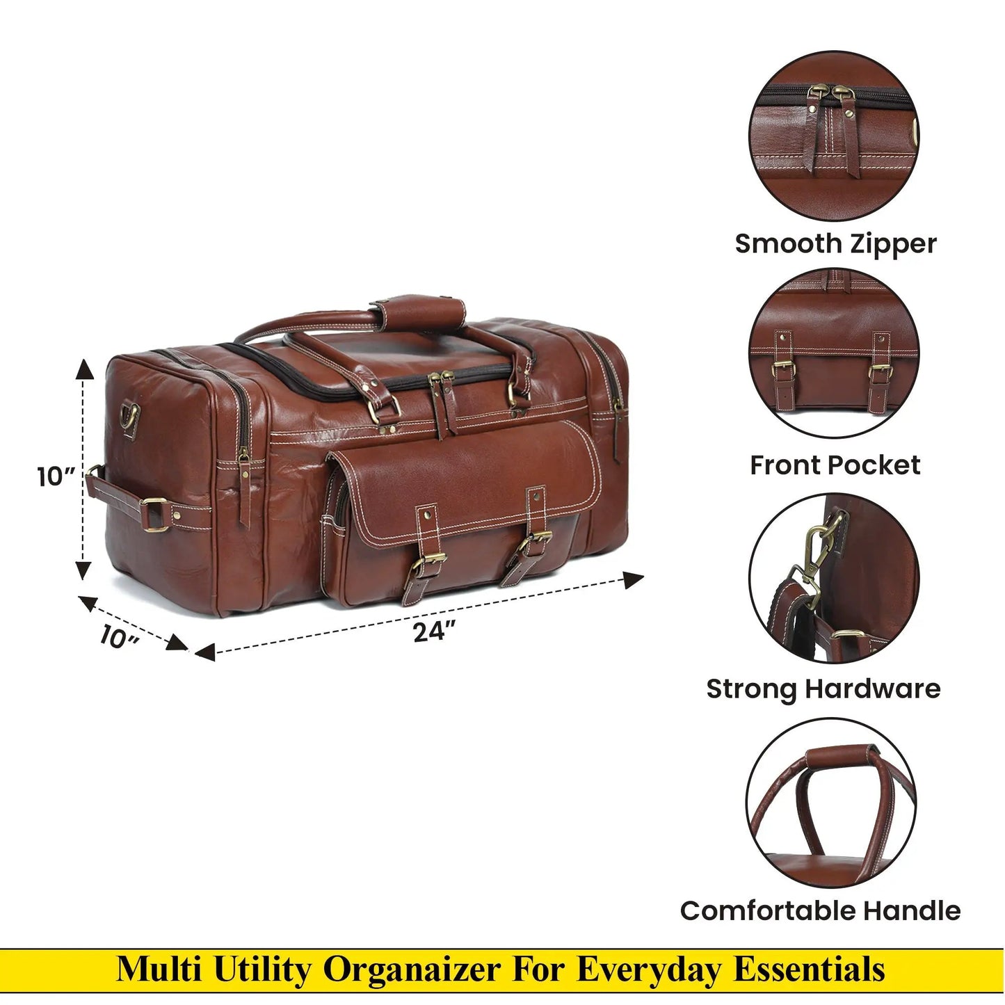 Upgraded Traveler Weekender Duffle - Tampa Home & Garden Store