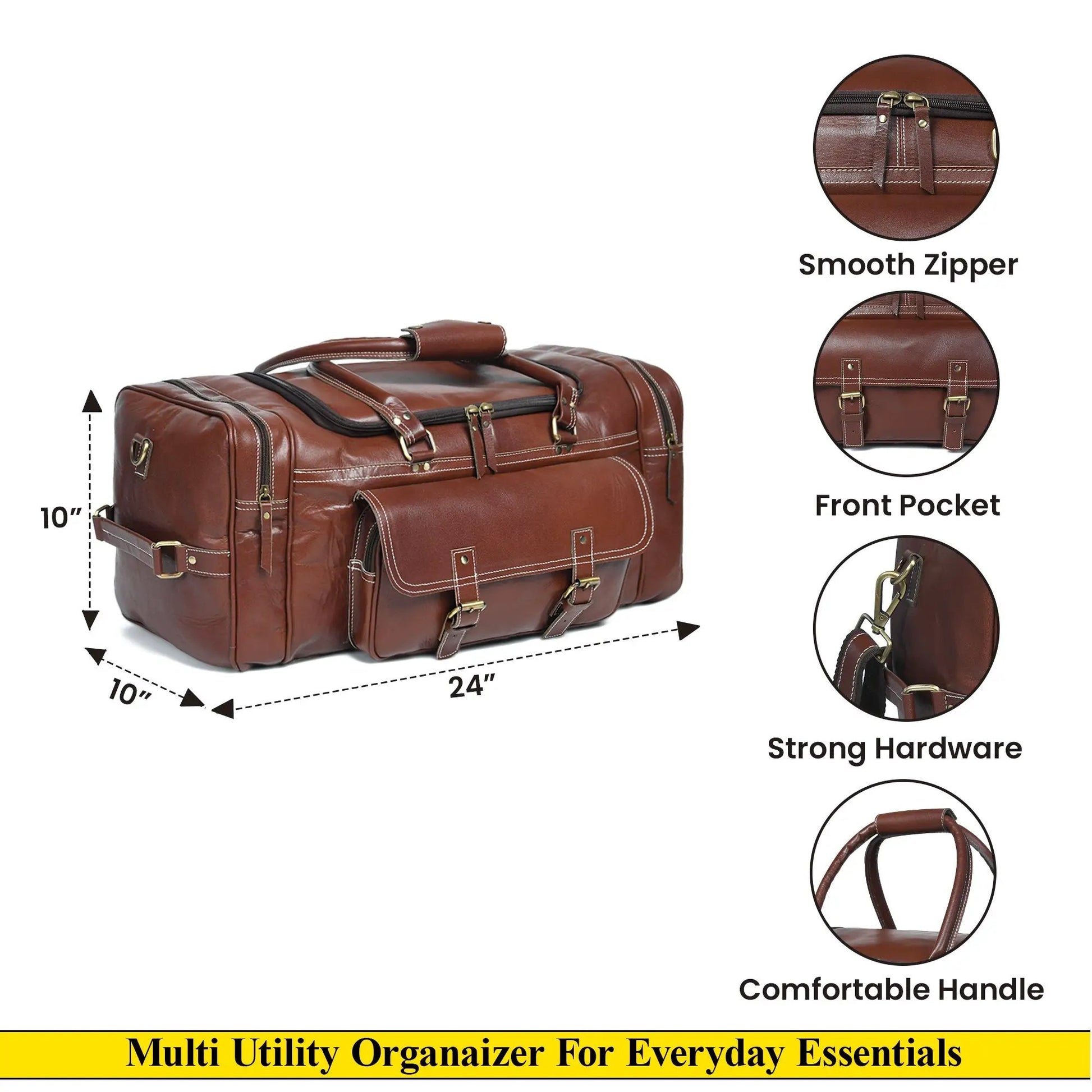 Upgraded Traveler Weekender Duffle - Tampa Home & Garden Store