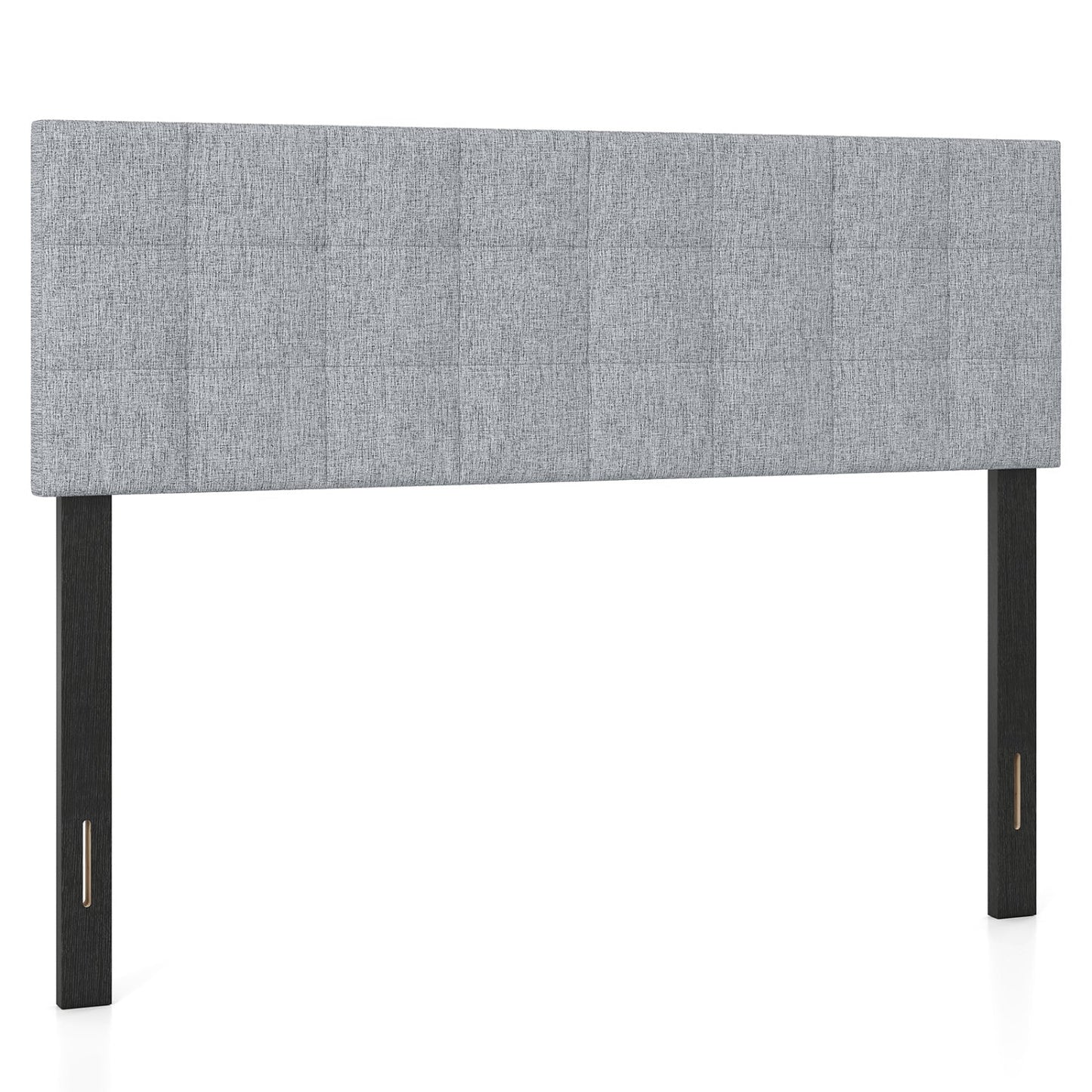 Upholstered Queen Headboard With Adjustable Legs