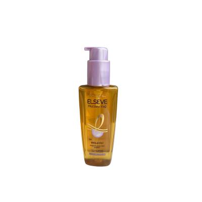 Elseve Hair Repair Serum bottle with lavender pump, orange-gold 3.38 oz for dry & damaged hair on Tampa Home & Garden Store