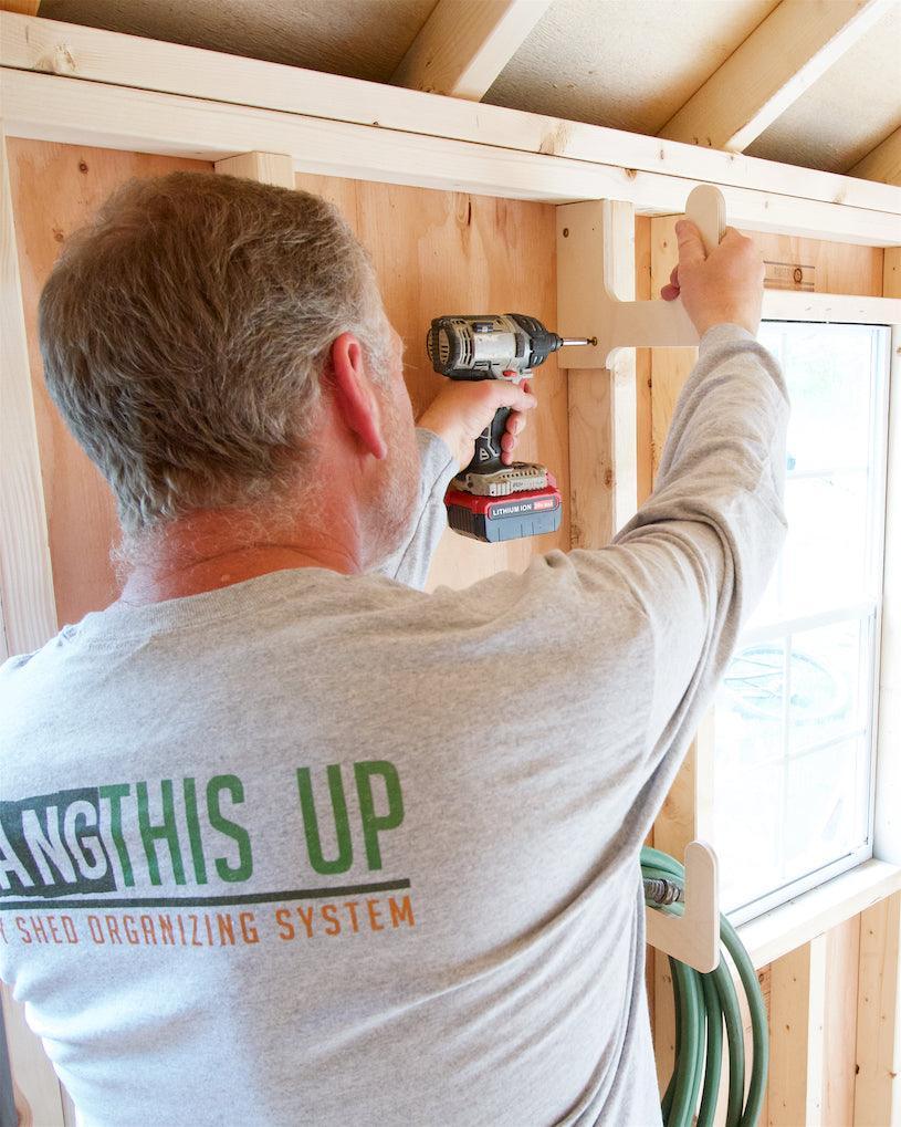 Utility Organizers, Yard tool organizer, Shed Organization, Yard tool rack - Tampa Home & Garden Store