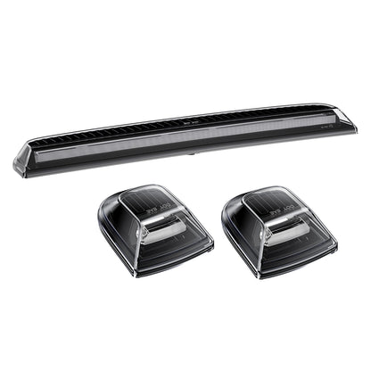 AutoLEDTech.com smoked white amber LED roof cab light bar for 2020–2026 GMC HD; four-lamp kit on Tampa Home & Garden Store