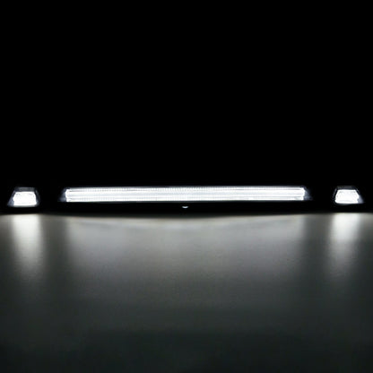 LED roof cab light bar smoked white amber for GMC Chevy HD end lamps AutoLEDTech.com on Tampa Home & Garden Store