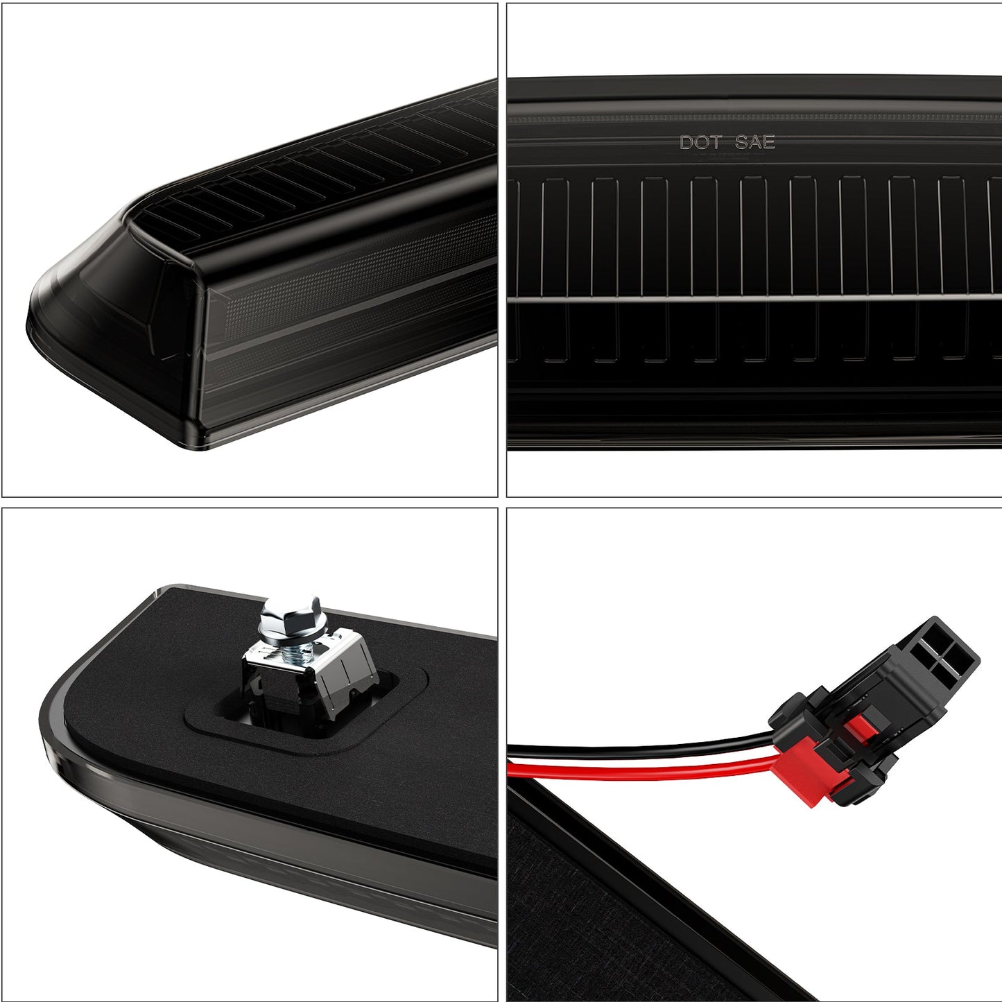 Smoked white amber LED roof cab light for 2020-2026+ GMC Chevy HD lighting AutoLEDTech.com on Tampa Home & Garden Store