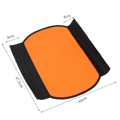 EUNORAU Thermal Ebike DownTube Battery Wrap with orange center panel and black edging on Tampa Home & Garden Store