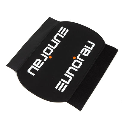 EUNORAU Thermal Ebike DownTube Battery Wrap black fabric with white logo and orange dots on Tampa Home & Garden Store